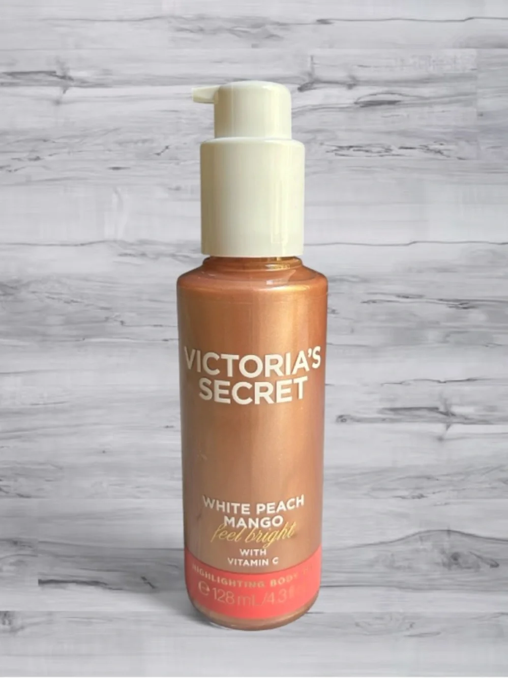 🆕🍑White Peach Mango Highlighting Body Oil 4.3 Oz Victoria Secret NWT🥭